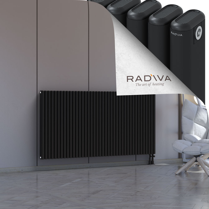 Kotto Aluminium Radiator 900x1796 Black