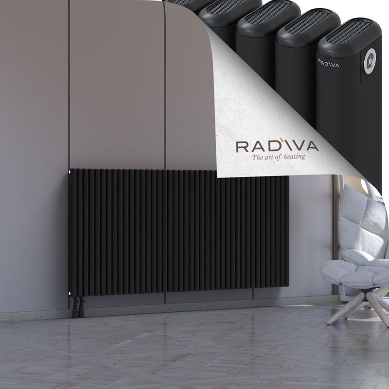 Kotto Aluminium Radiator 900x1841 Black