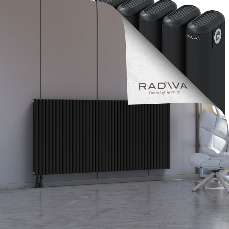 Kotto Aluminium Radiator 900x1931 Black