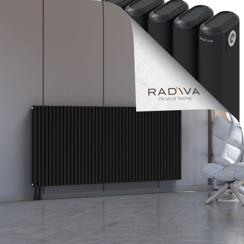 Kotto Aluminium Radiator 900x1976 Black - Thumbnail