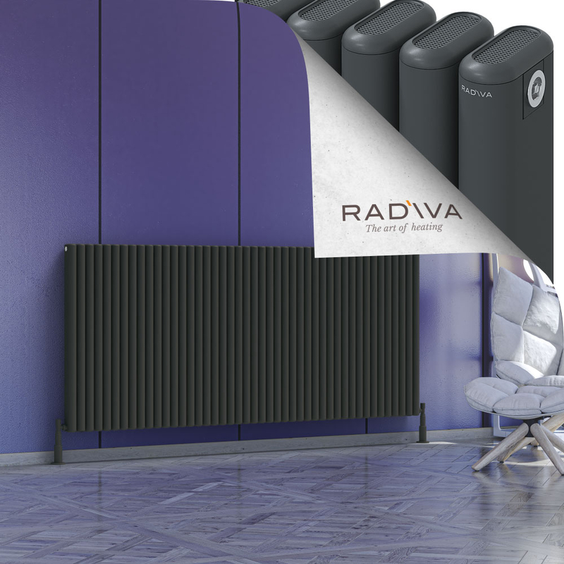 Kotto Aluminium Radiator 900x2021 Dark Anthracite