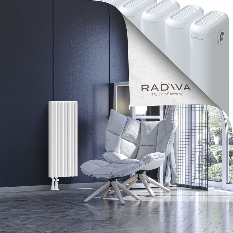 Kotto Aluminium Radiator 900x356 White