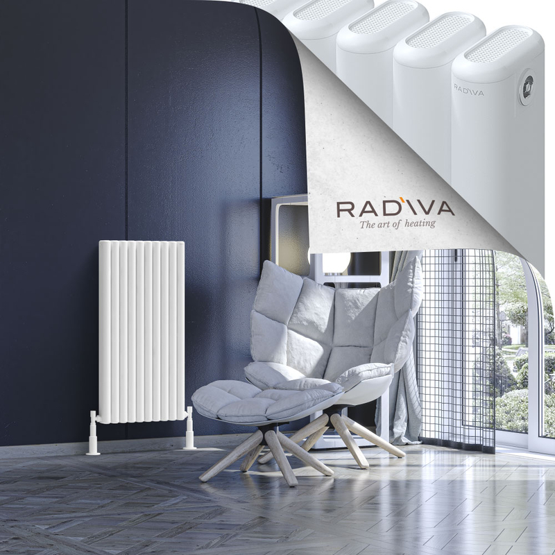 Kotto Aluminium Radiator 900x446 White