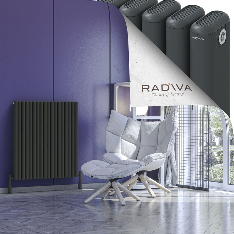 Kotto Aluminium Radiator 900x806 Dark Anthracite