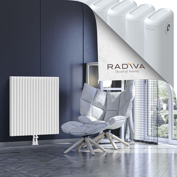 Kotto Aluminium Radiator 900x806 White - Thumbnail