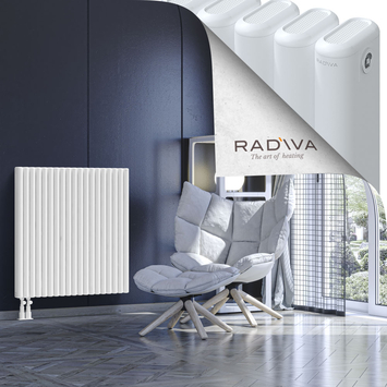 Kotto Aluminium Radiator 900x851 White - Thumbnail