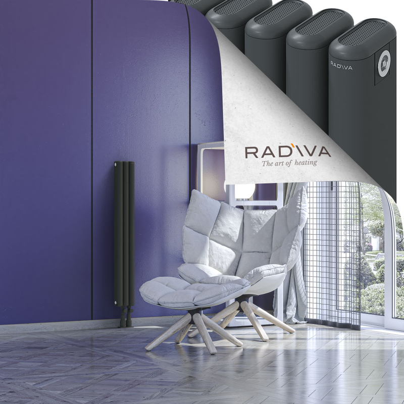 Kotto Radiateur En Aluminium 1000x131 Anthracite Foncé