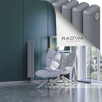 Kotto Radiateur En Aluminium 1000x176 Gris - Thumbnail