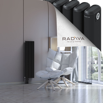 Kotto Radiateur En Aluminium 1000x266 Noir - Thumbnail