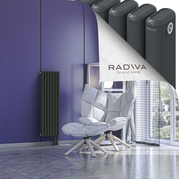 Kotto Radiateur En Aluminium 1000x311 Anthracite Foncé - Thumbnail