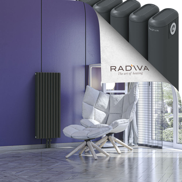 Kotto Radiateur En Aluminium 1000x401 Anthracite Foncé - Thumbnail