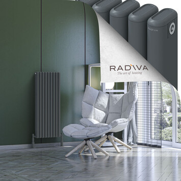 Kotto Radiateur En Aluminium 1000x401 Anthracite - Thumbnail