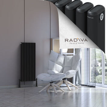 Kotto Radiateur En Aluminium 1000x401 Noir - Thumbnail