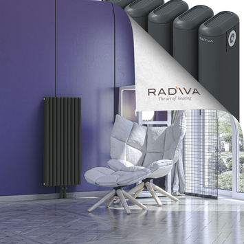 Kotto Radiateur En Aluminium 1000x446 Anthracite Foncé - Thumbnail