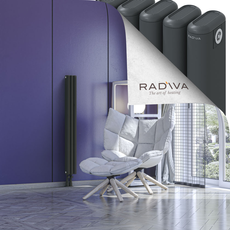 Kotto Radiateur En Aluminium 1200x131 Anthracite Foncé