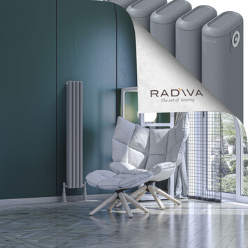 Kotto Radiateur En Aluminium 1200x176 Gris - Thumbnail