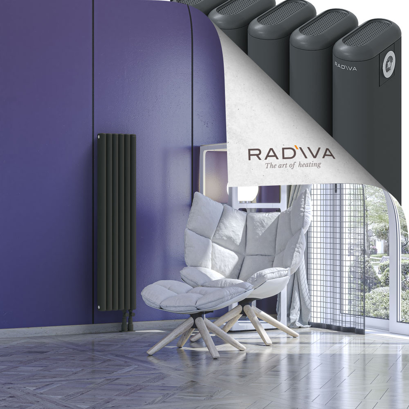 Kotto Radiateur En Aluminium 1200x266 Anthracite Foncé