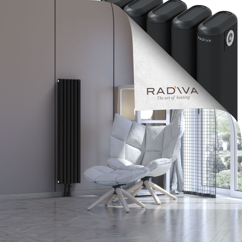 Kotto Radiateur En Aluminium 1200x266 Noir