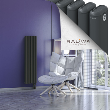 Kotto Radiateur En Aluminium 1200x311 Anthracite Foncé - Thumbnail