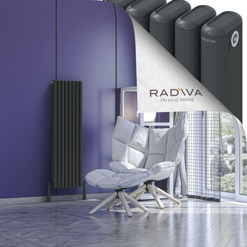 Kotto Radiateur En Aluminium 1200x356 Anthracite Foncé - Thumbnail