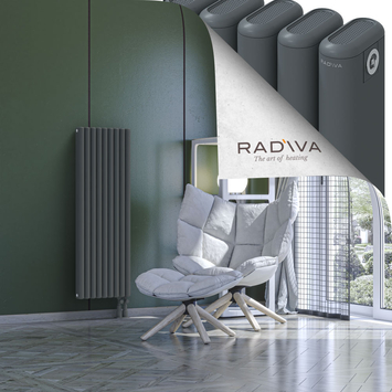 Kotto Radiateur En Aluminium 1200x401 Anthracite - Thumbnail