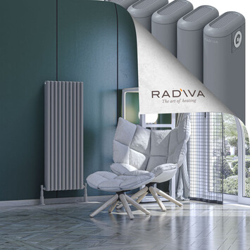 Kotto Radiateur En Aluminium 1200x446 Gris - Thumbnail