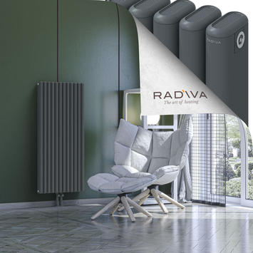 Kotto Radiateur En Aluminium 1200x536 Anthracite - Thumbnail