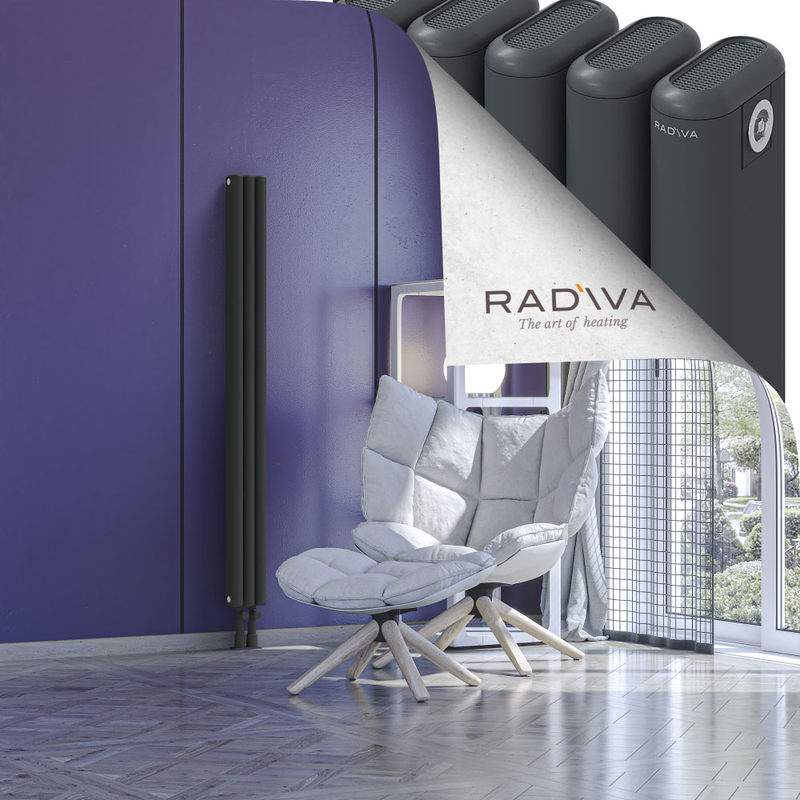 Kotto Radiateur En Aluminium 1500x131 Anthracite Foncé