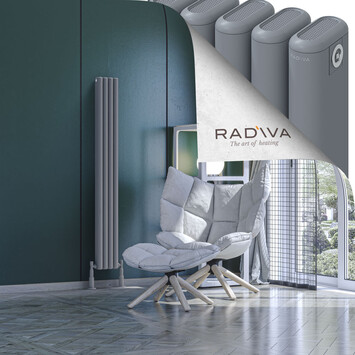 Kotto Radiateur En Aluminium 1500x176 Gris - Thumbnail