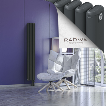 Kotto Radiateur En Aluminium 1500x221 Anthracite Foncé - Thumbnail