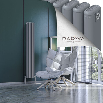 Kotto Radiateur En Aluminium 1500x221 Gris - Thumbnail