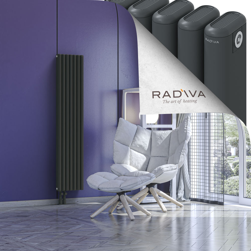 Kotto Radiateur En Aluminium 1500x311 Anthracite Foncé