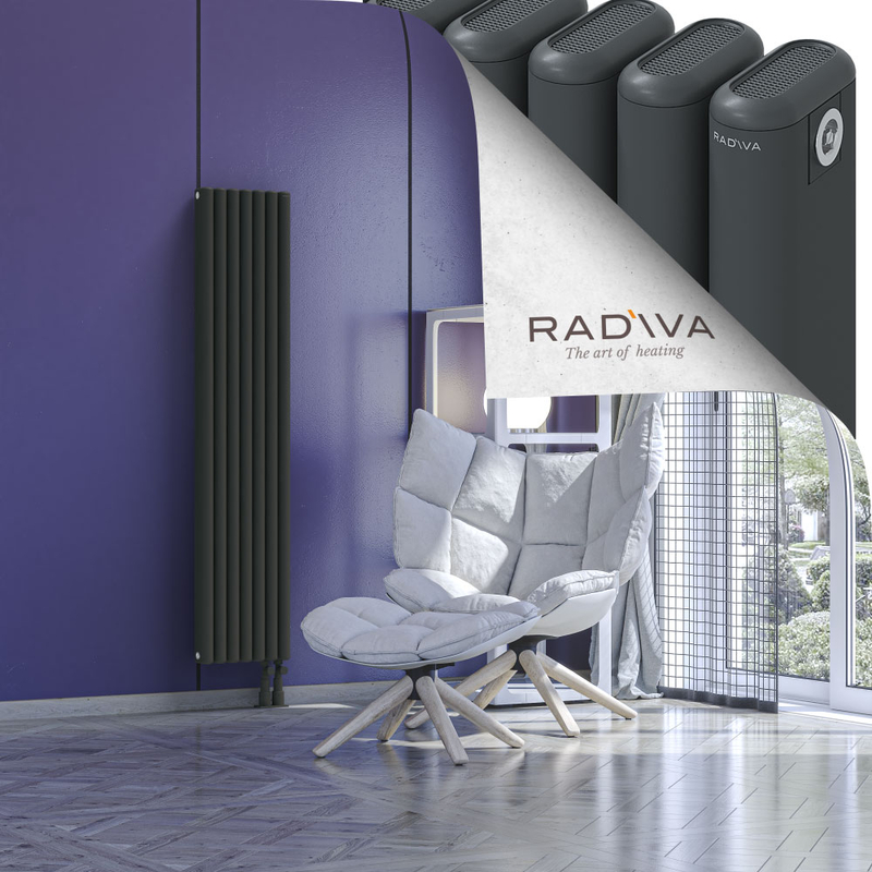 Kotto Radiateur En Aluminium 1500x311 Anthracite Foncé