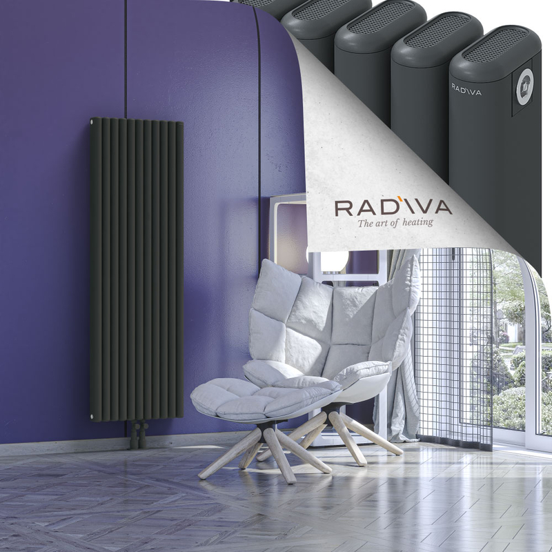 Kotto Radiateur En Aluminium 1500x491 Anthracite Foncé