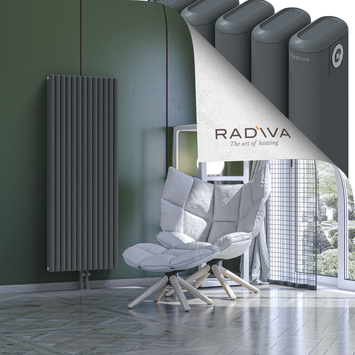 Kotto Radiateur En Aluminium 1500x581 Anthracite - Thumbnail