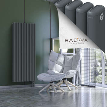 Kotto Radiateur En Aluminium 1500x626 Anthracite - Thumbnail