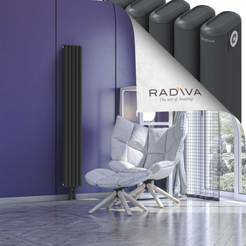 Kotto Radiateur En Aluminium 1600x221 Anthracite Foncé - Thumbnail