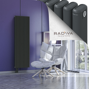 Kotto Radiateur En Aluminium 1600x491 Anthracite Foncé - Thumbnail