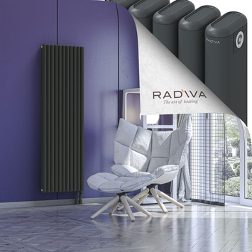 Kotto Radiateur En Aluminium 1600x491 Anthracite Foncé - Thumbnail