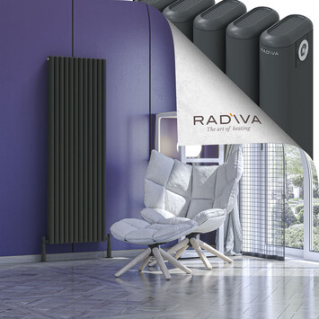 Kotto Radiateur En Aluminium 1600x536 Anthracite Foncé - Thumbnail