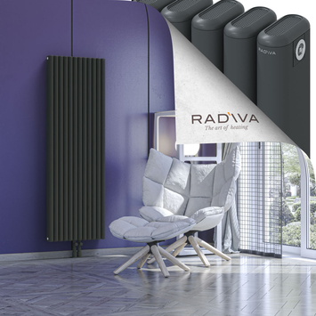 Kotto Radiateur En Aluminium 1600x536 Anthracite Foncé - Thumbnail