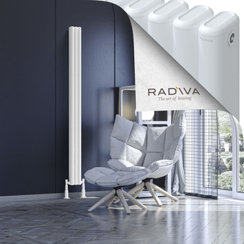 Kotto Radiateur En Aluminium 1800x131 Blanc - Thumbnail