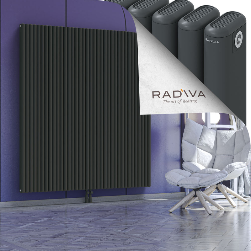 Kotto Radiateur En Aluminium 1800x1616 Anthracite Foncé