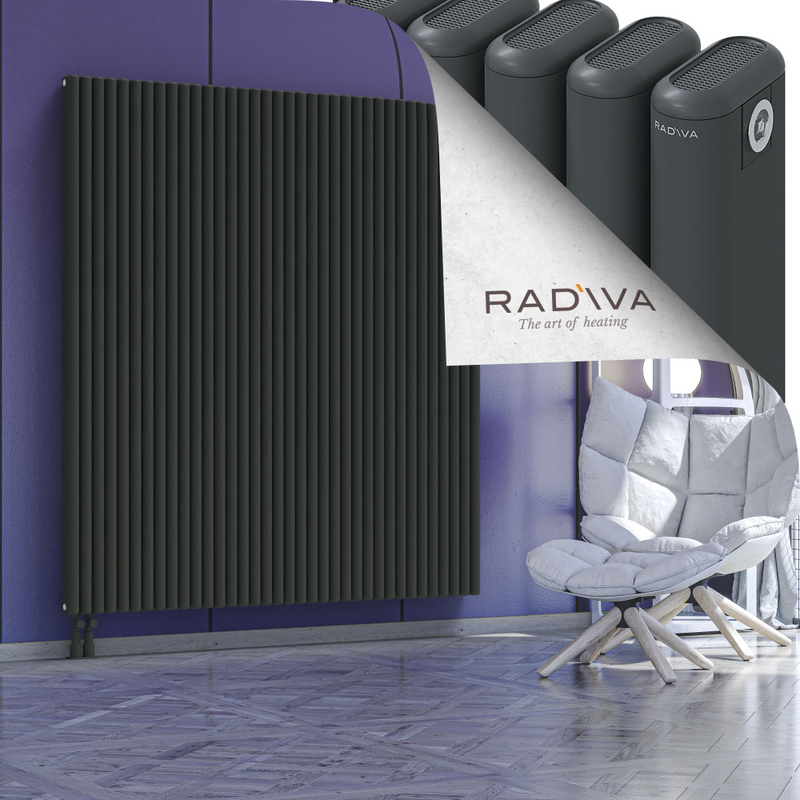 Kotto Radiateur En Aluminium 1800x1616 Anthracite Foncé