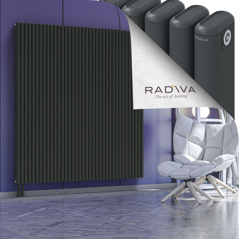 Kotto Radiateur En Aluminium 1800x1661 Anthracite Foncé