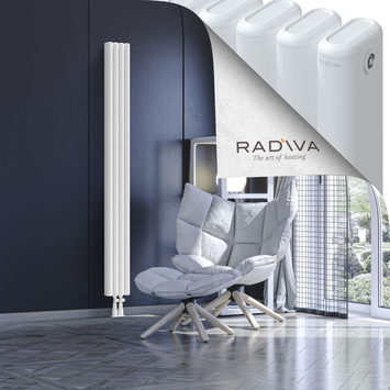 Kotto Radiateur En Aluminium 1800x176 Blanc - Thumbnail