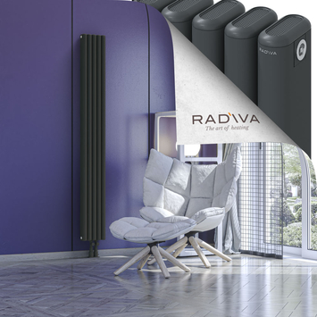 Kotto Radiateur En Aluminium 1800x221 Anthracite Foncé - Thumbnail