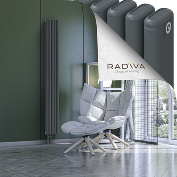 Kotto Radiateur En Aluminium 1800x221 Anthracite - Thumbnail