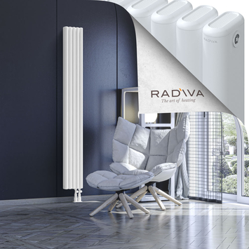 Kotto Radiateur En Aluminium 1800x221 Blanc - Thumbnail