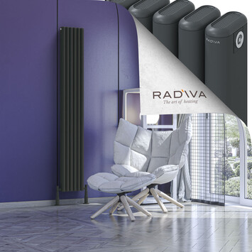 Kotto Radiateur En Aluminium 1800x266 Anthracite Foncé - Thumbnail